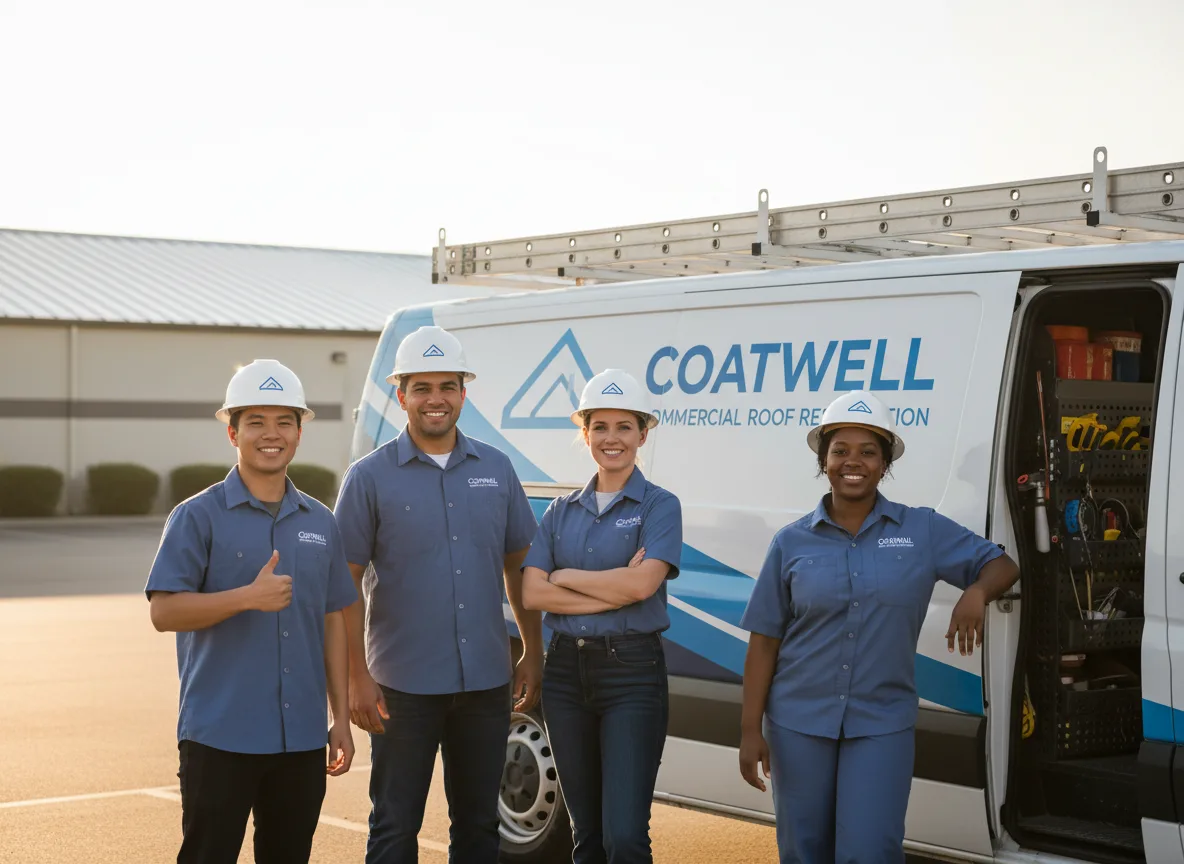 Commercial roof coating company in Yermo, CA